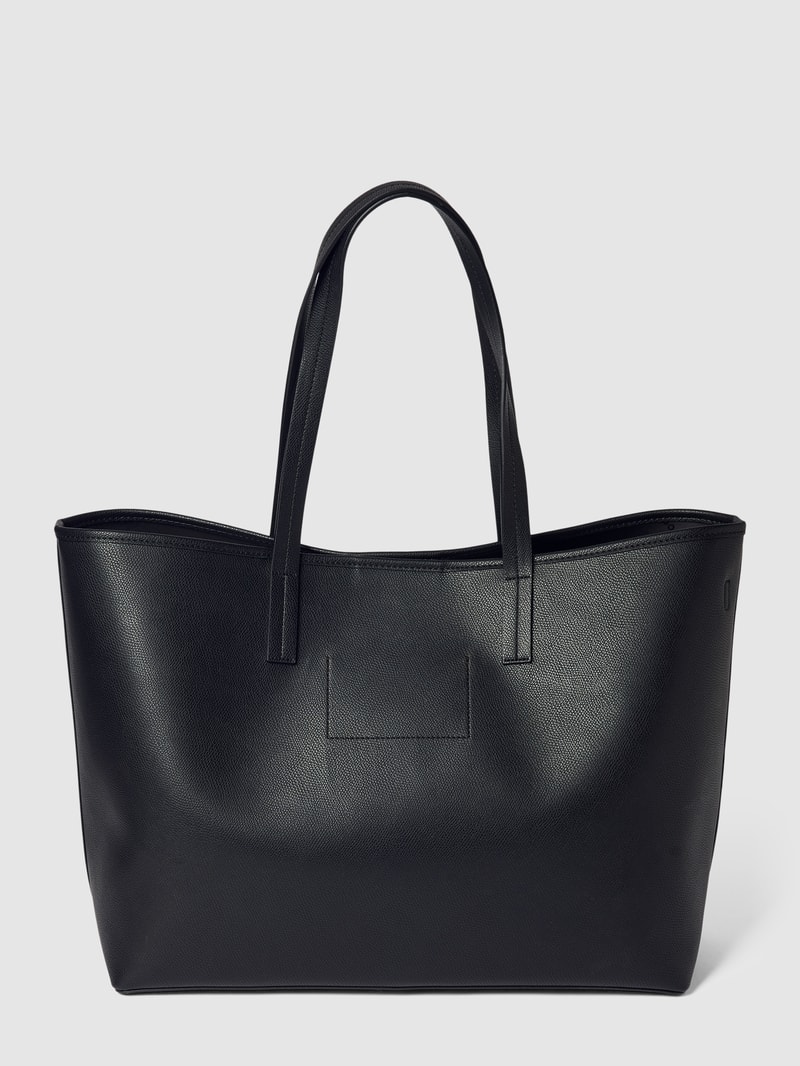 Shopper mit herausnehmbarer Reißverschlusstasche Modell 'CHRIS' in schwarz