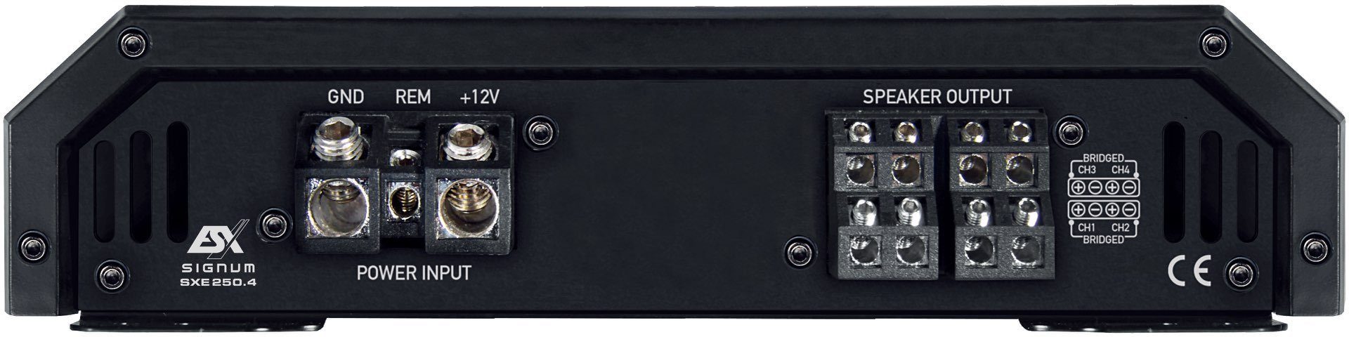 ESX SXE250.4 4 Kanal Class-A/B Verstärker Endstufe mit 1000 Watt RMS Verstärker (Anzahl Kanäle: 4-Kanal)