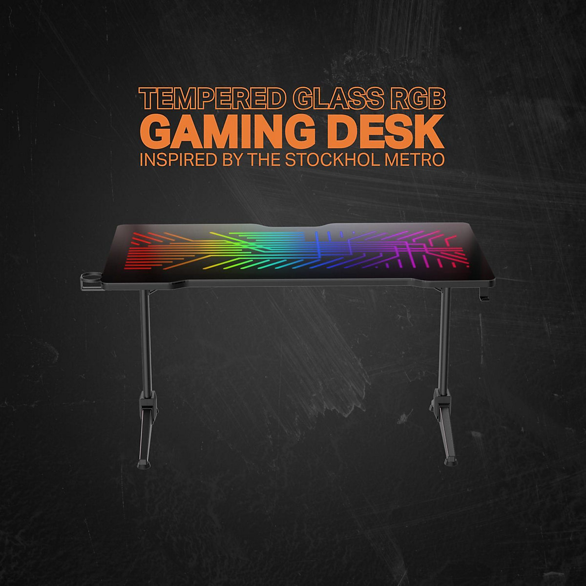 DT420 RGB Gaming Tisch LED-Beleuchtung
