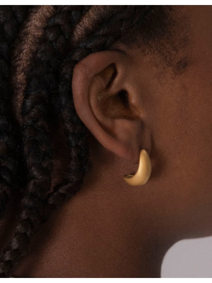 PURELEI Ohrringe Drop Matt in Gold günstig kaufen onesize