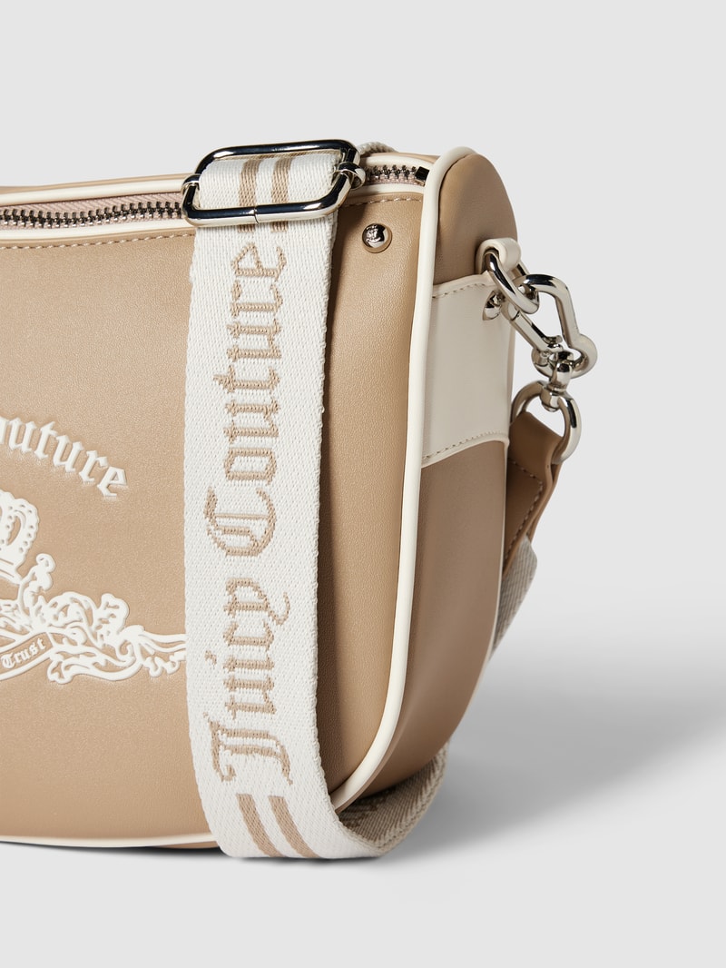 Crossbody Bag mit Label-Detail Modell 'HEATHER' in sand
