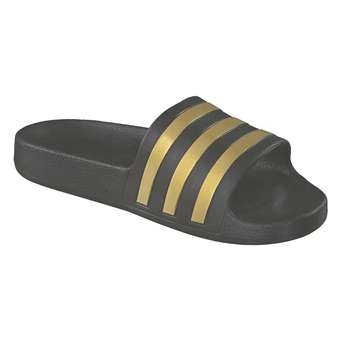 adidas Adilette Aqua Badepantolette in schwarz