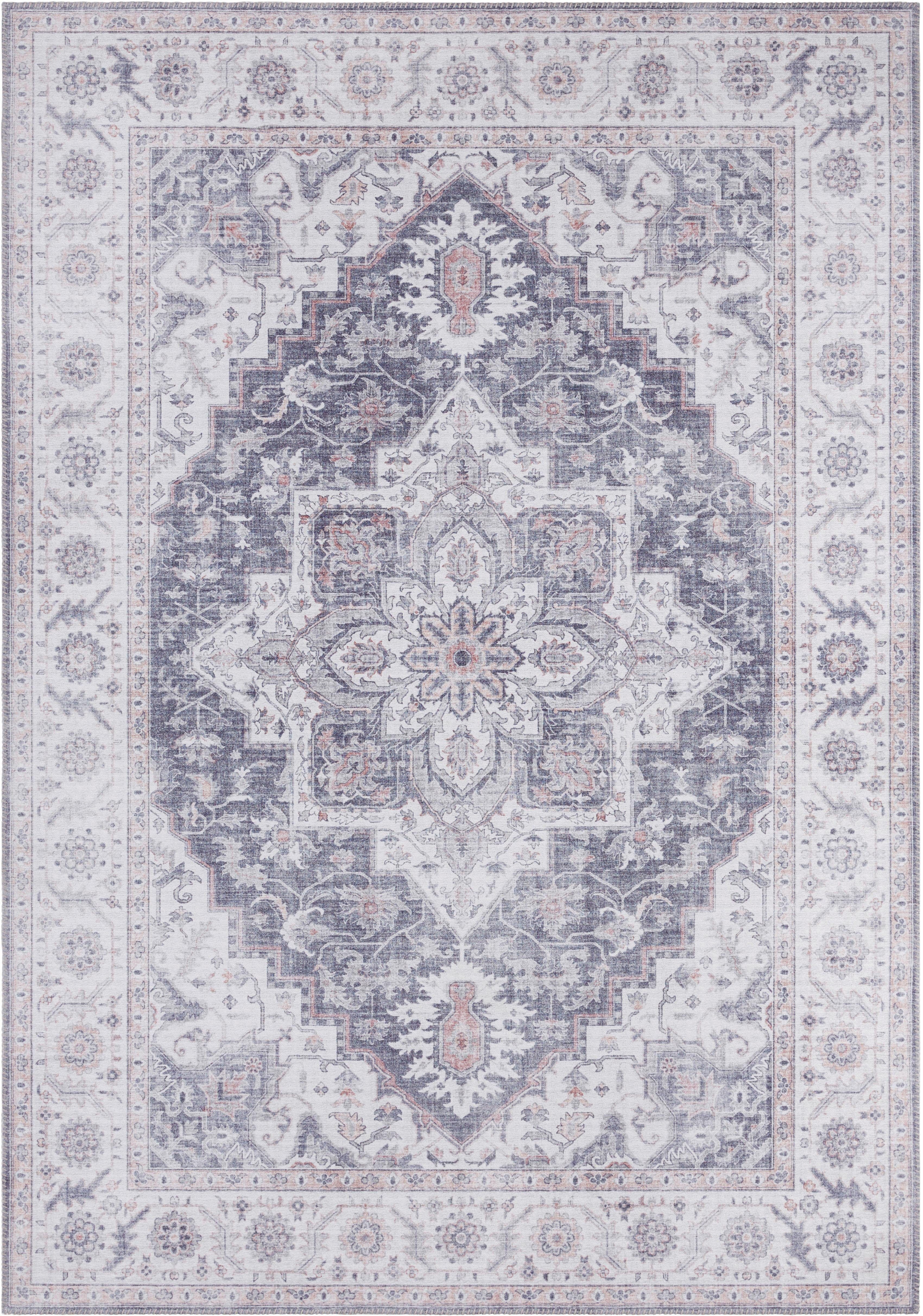 Teppich Anthea, NOURISTAN, rechteckig, Höhe: 5 mm, Orientalisch, Orient, Vintage, Wohnzimmer, Schlafzimmer, Esszimmer
