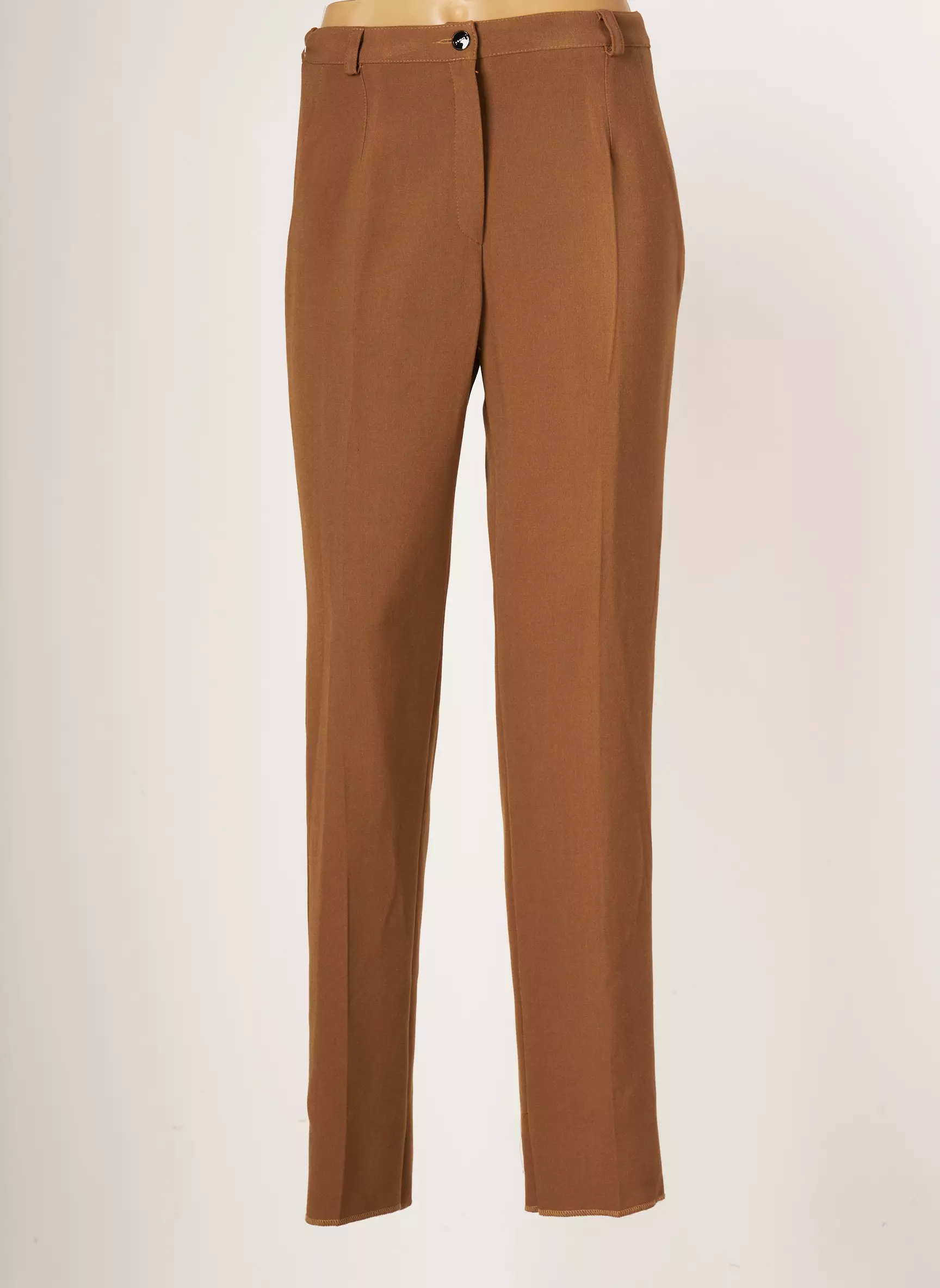 Jumfil Pantalons Slim Femme couleur marron