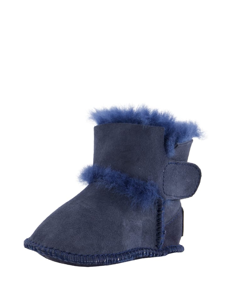Warmbat Hausschuhe Hay Baby Bootie in Dark Navy günstig kaufen
