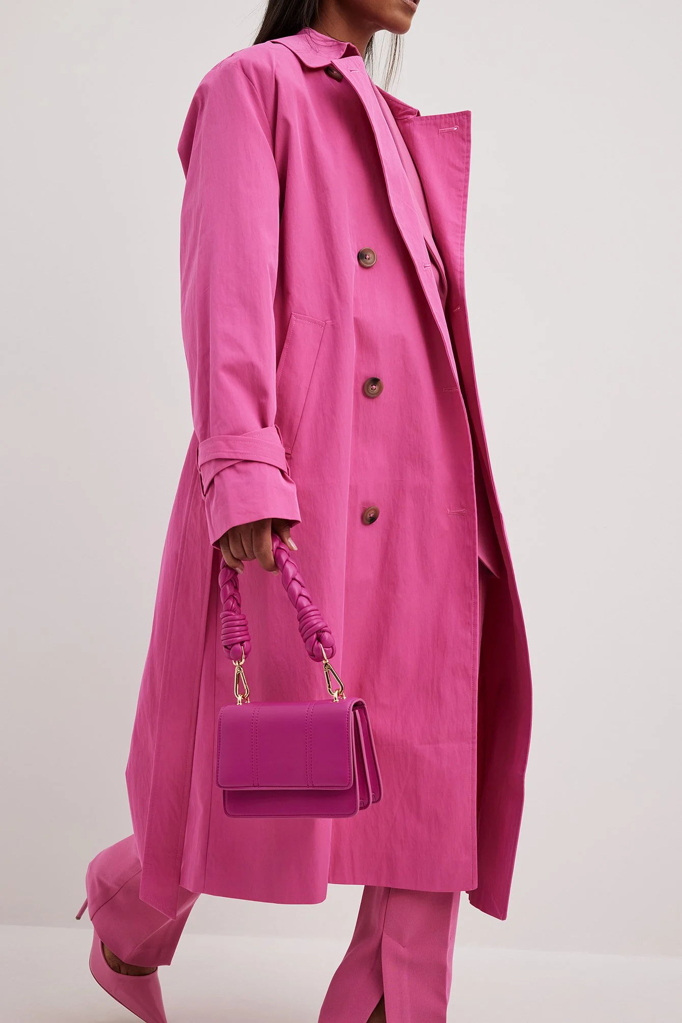 Trenchcoat mit Doppelknöpfen