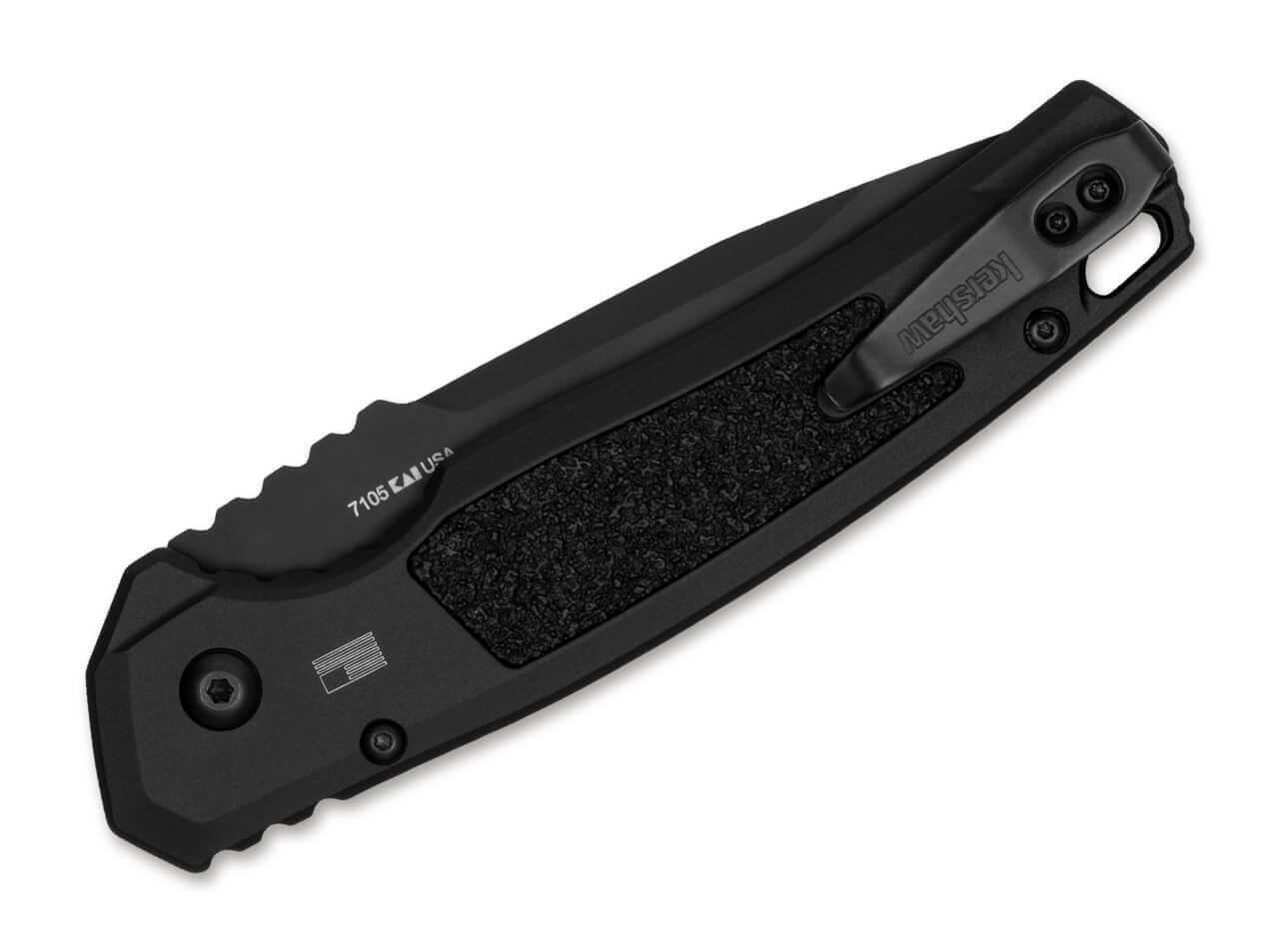 Launch 16 Aluminum Black Tanto Serrated