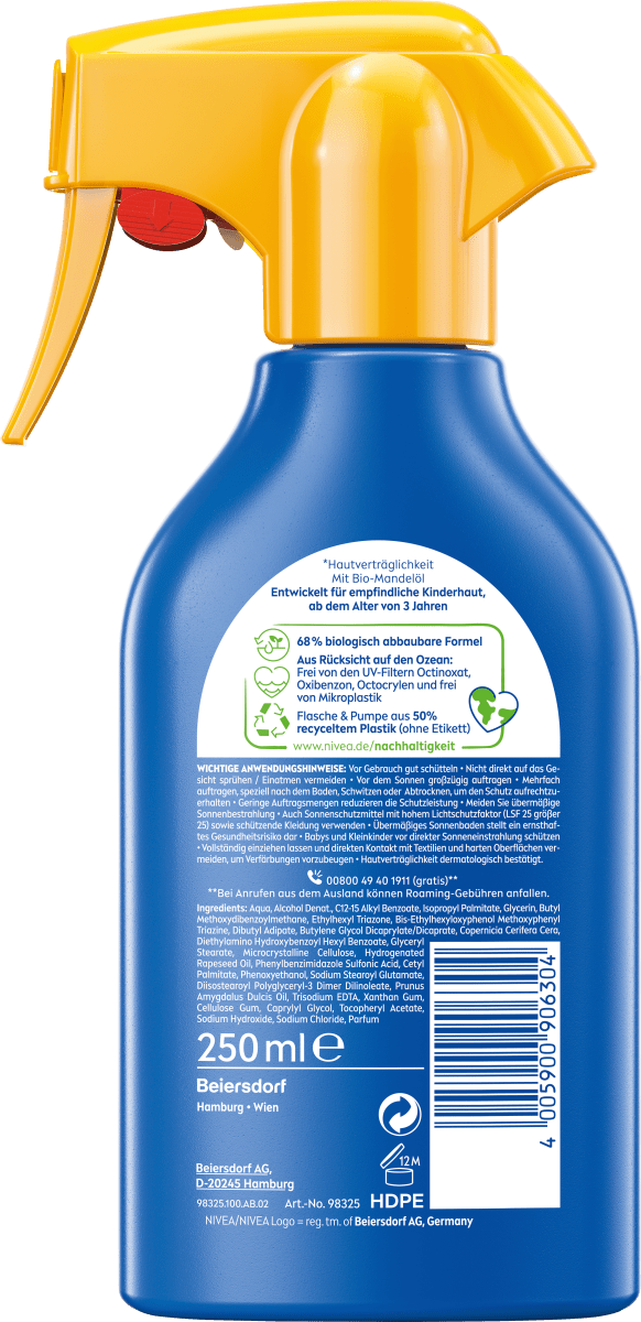 Sonnenspray Kids Schutz & Pflege LSF 50+, 250 ml