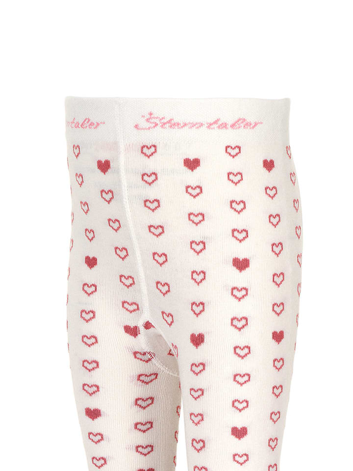 Sterntaler Strumpfhose Herzen in ecru günstig kaufen