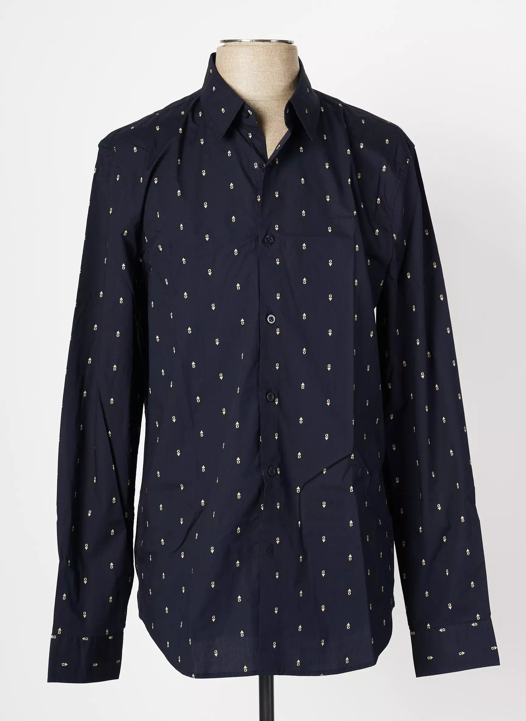 Guess Manches Longues Homme couleur bleu