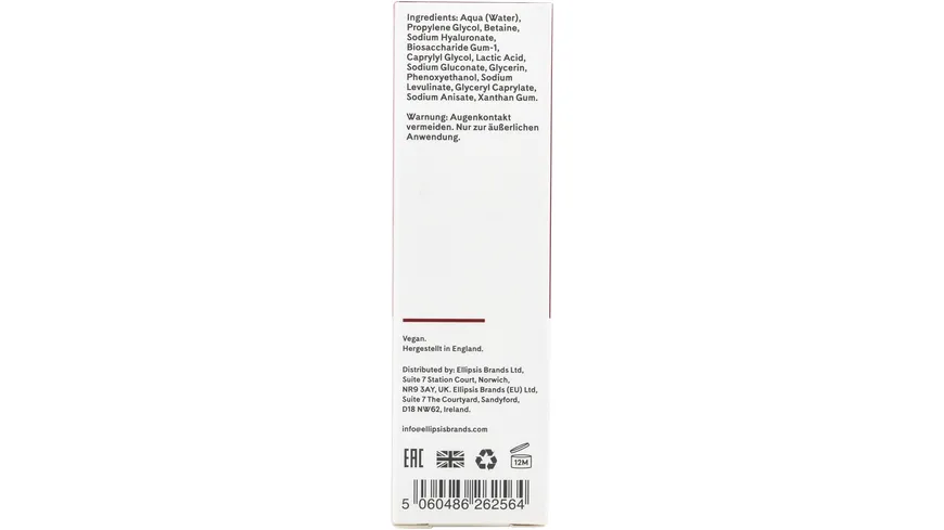 Q+A Gesichtsserum Hyaluronsäure 30 ml