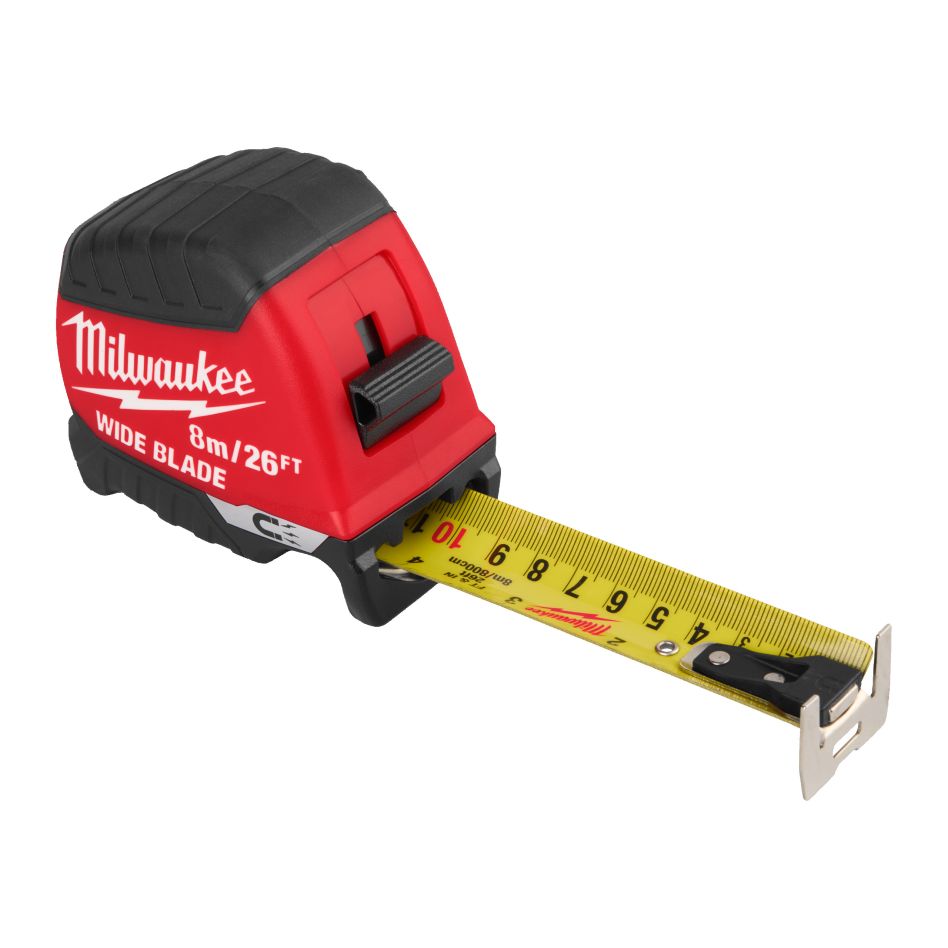 Milwaukee-tilbehør 4932499210 Rullestørrelse Bredklinge magn. 26 ft / 8 M x 35 mm