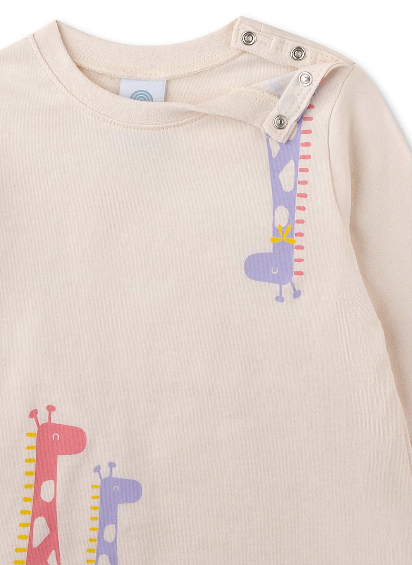Mädchen-Schlafanzug lang beige