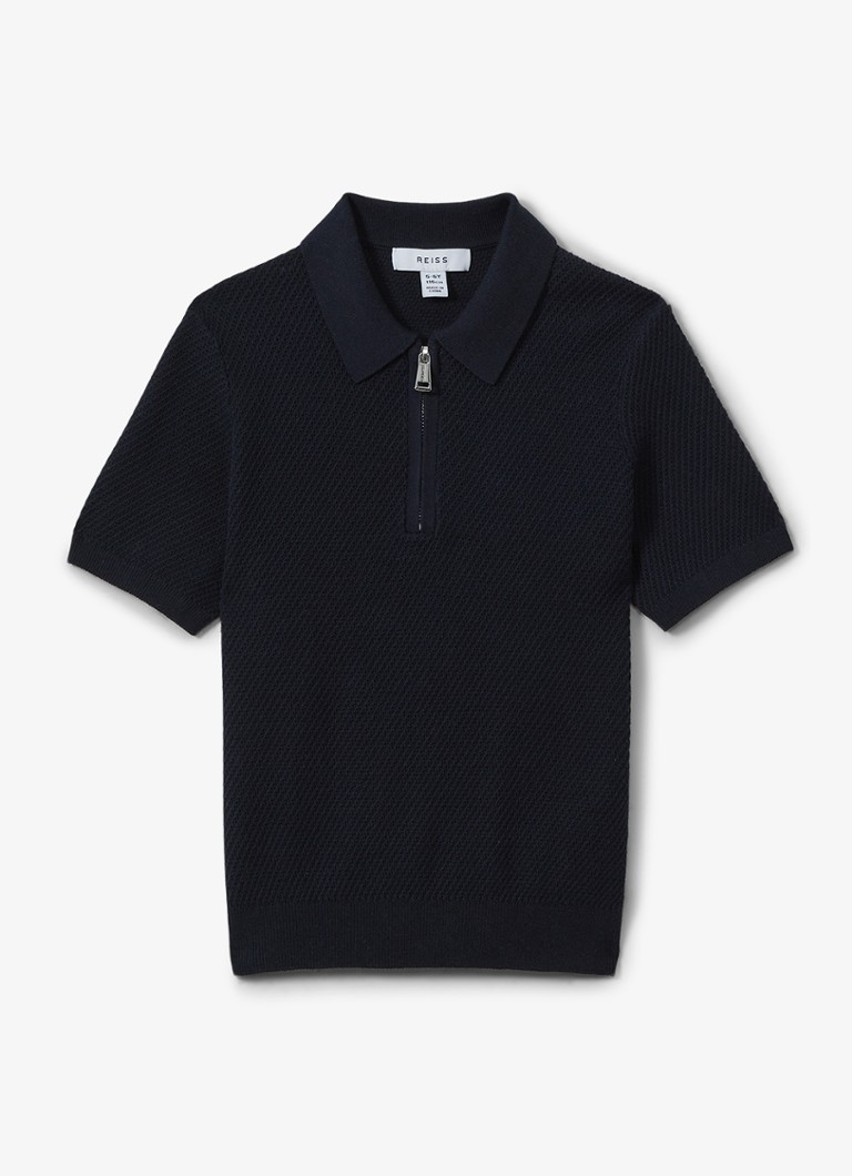 Reiss Ivor polo krekls ar pusrāvējslēdzēju