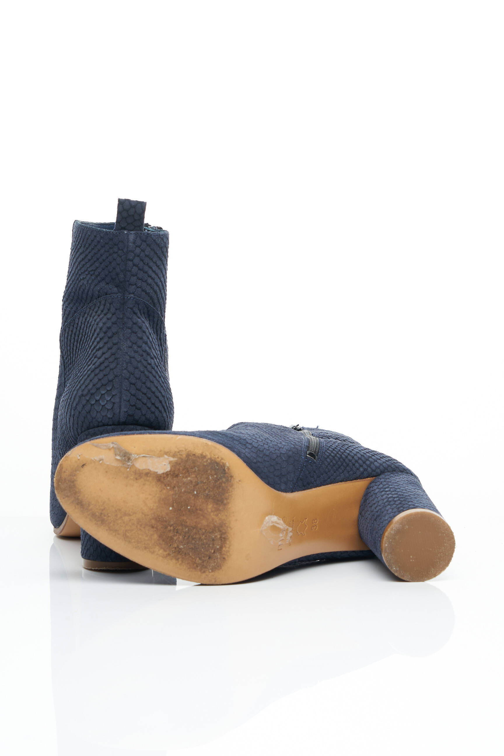 Maje Bottines Femme couleur bleu
