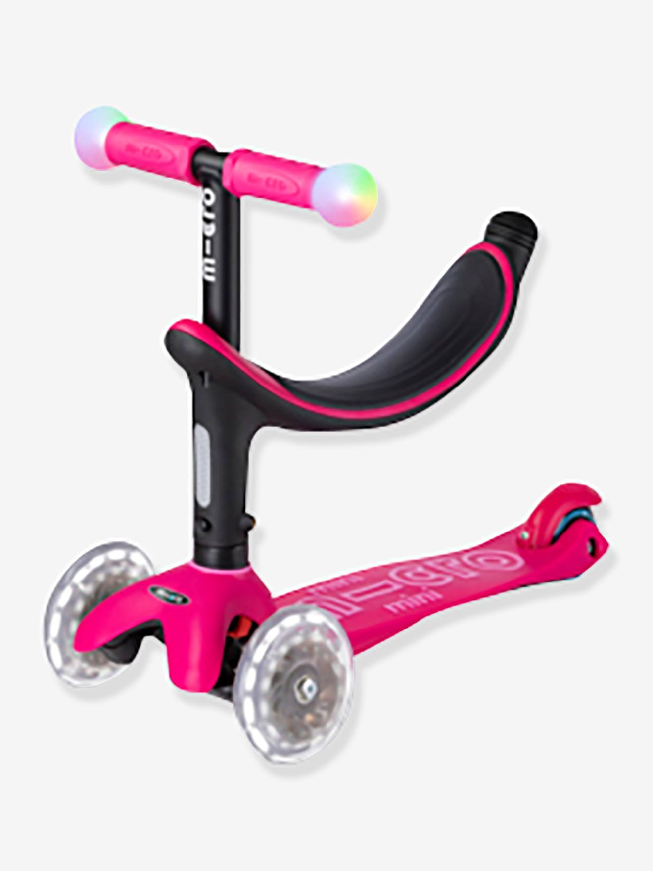 Trottinette évolutive Mini Micro 3 en 1 Révolution MICRO rose