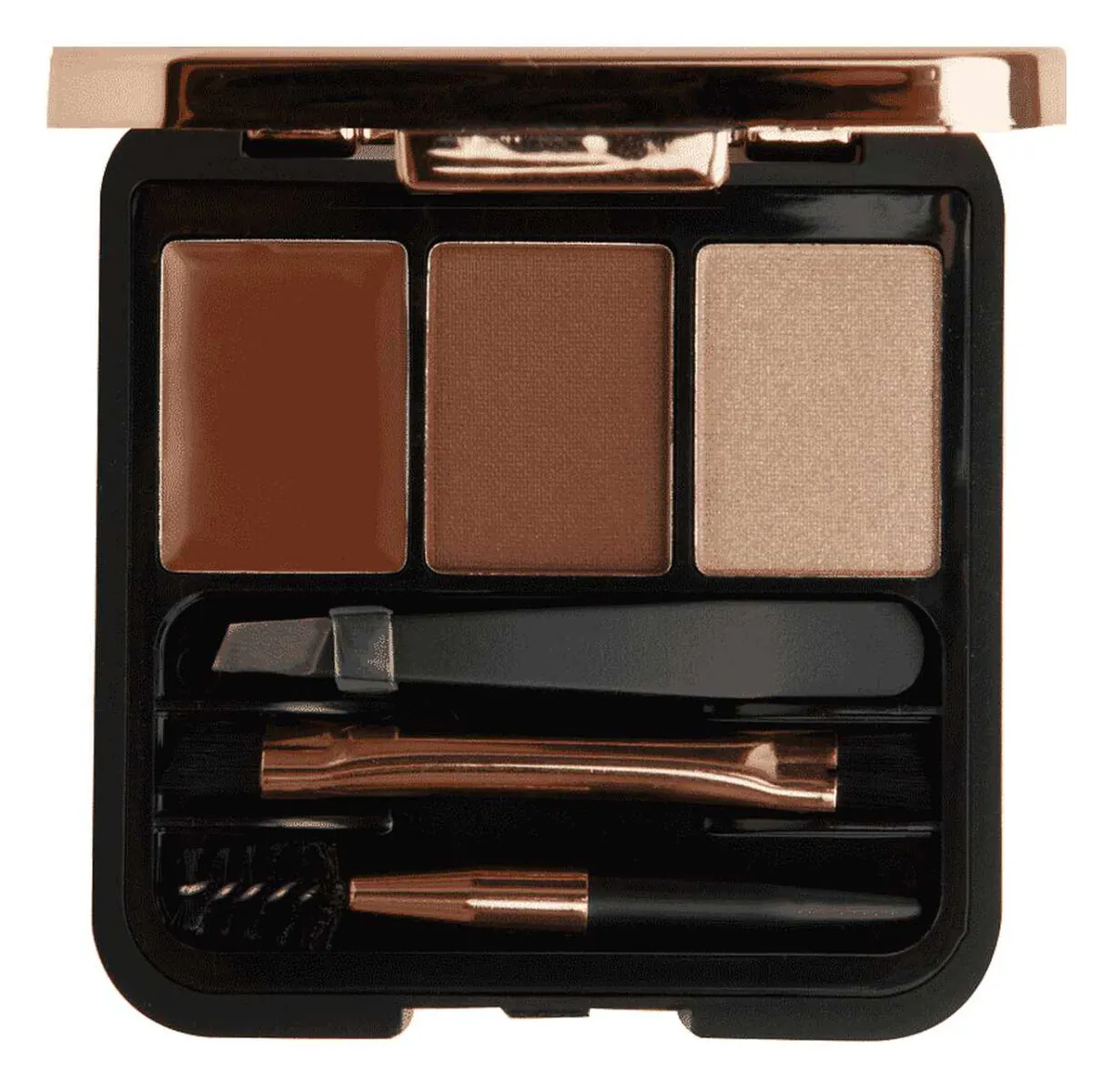 MAKEUP REVOLUTION Set za oblikovanje obrva srednje nijanse 2.4g