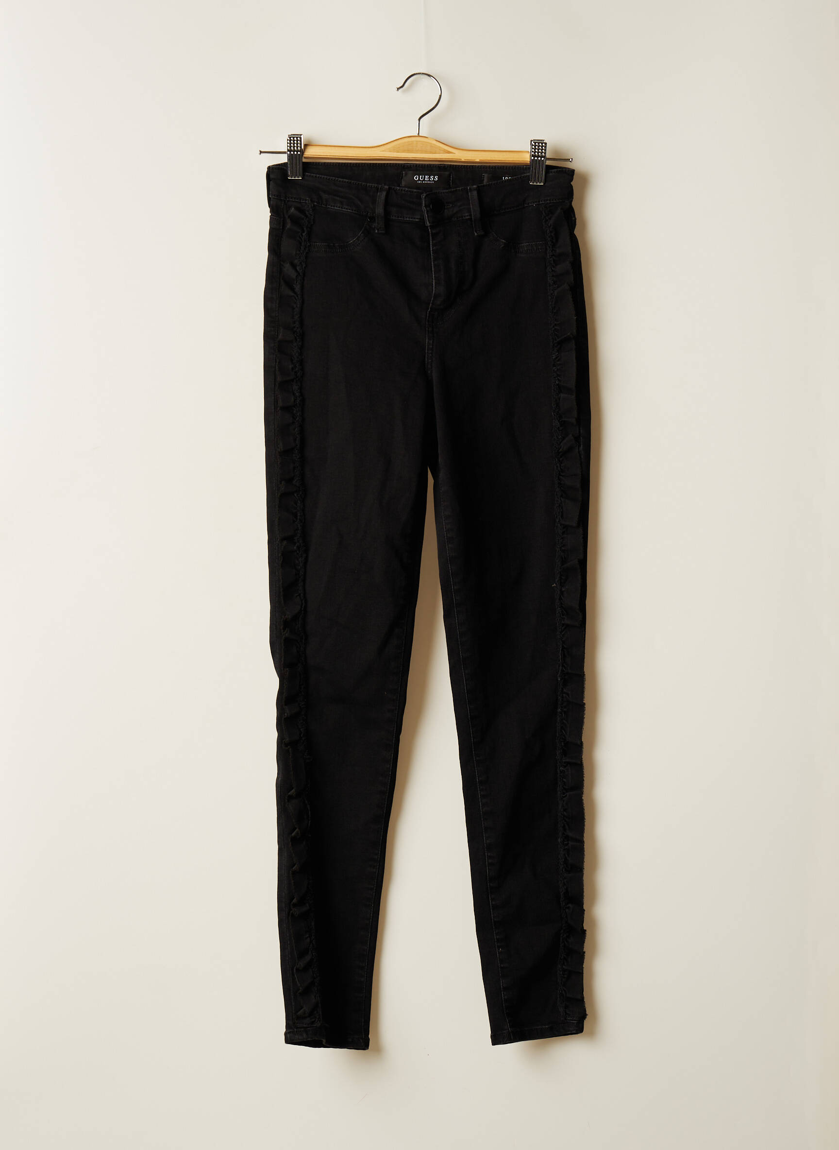 Guess Jeans Coupe Slim Femme couleur noir