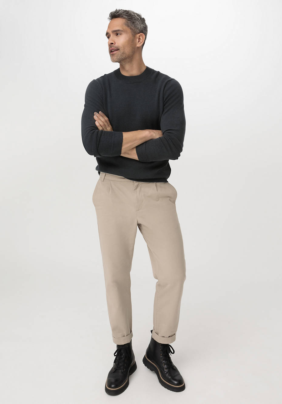 Chino Ron Relaxed aus reiner Bio-Baumwolle