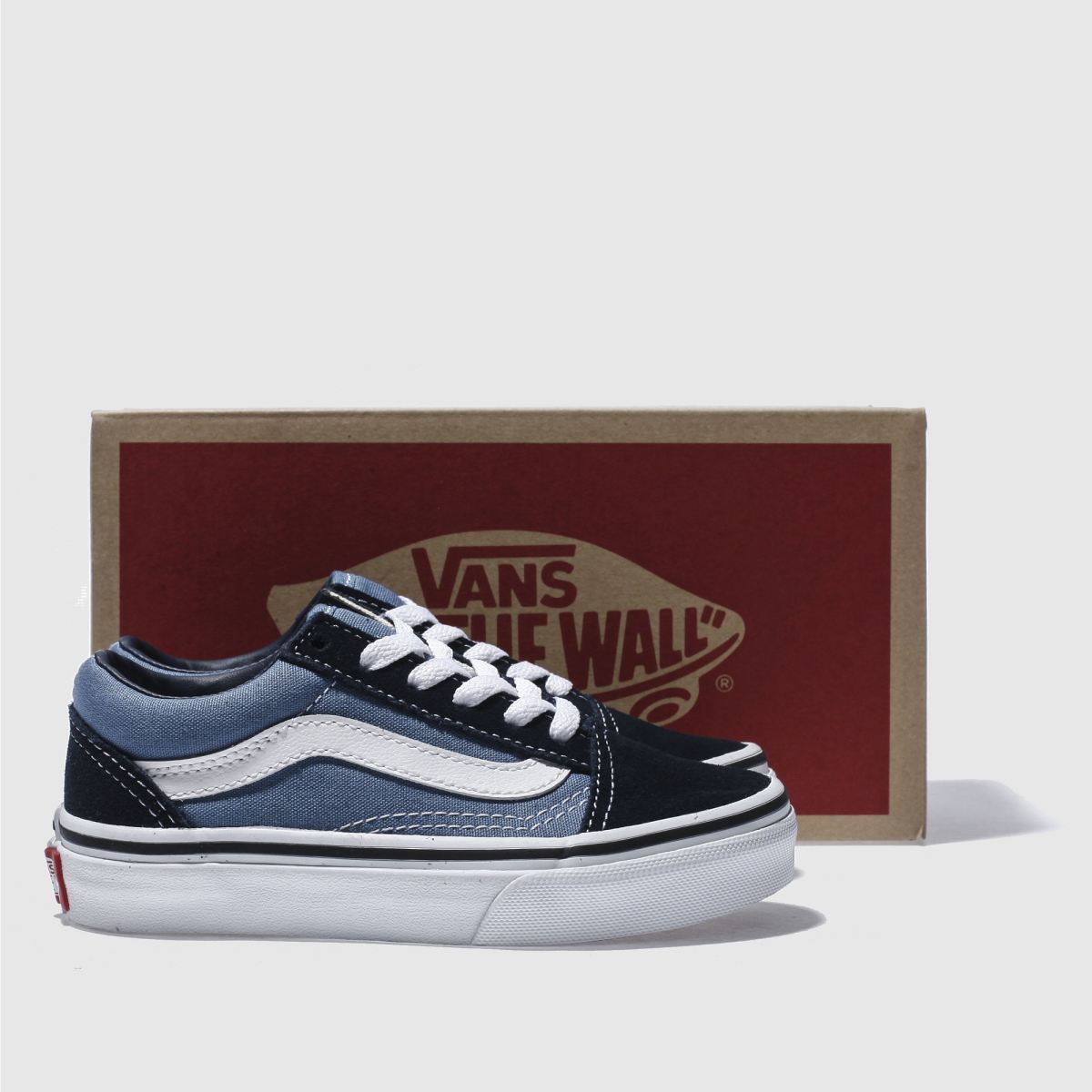 Vans sötétkék old skool fiú junior edzőcipő