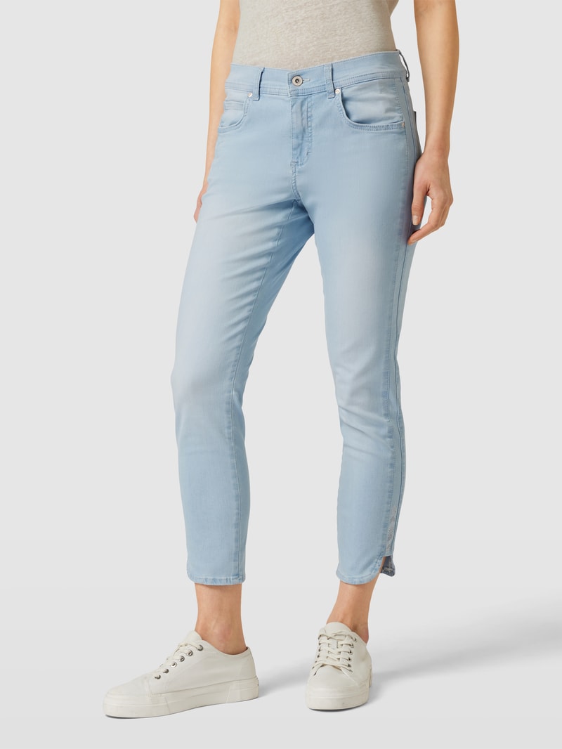 Jeans im 5-Pocket-Design Modell 'ORNELLA' in hellblau