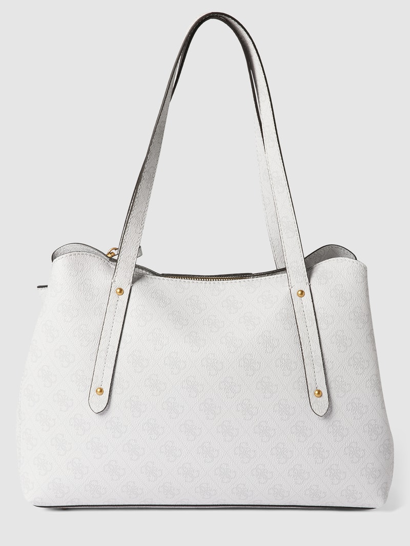 Shopper mit Allover-Logo Modell 'BRENTON' in graphit