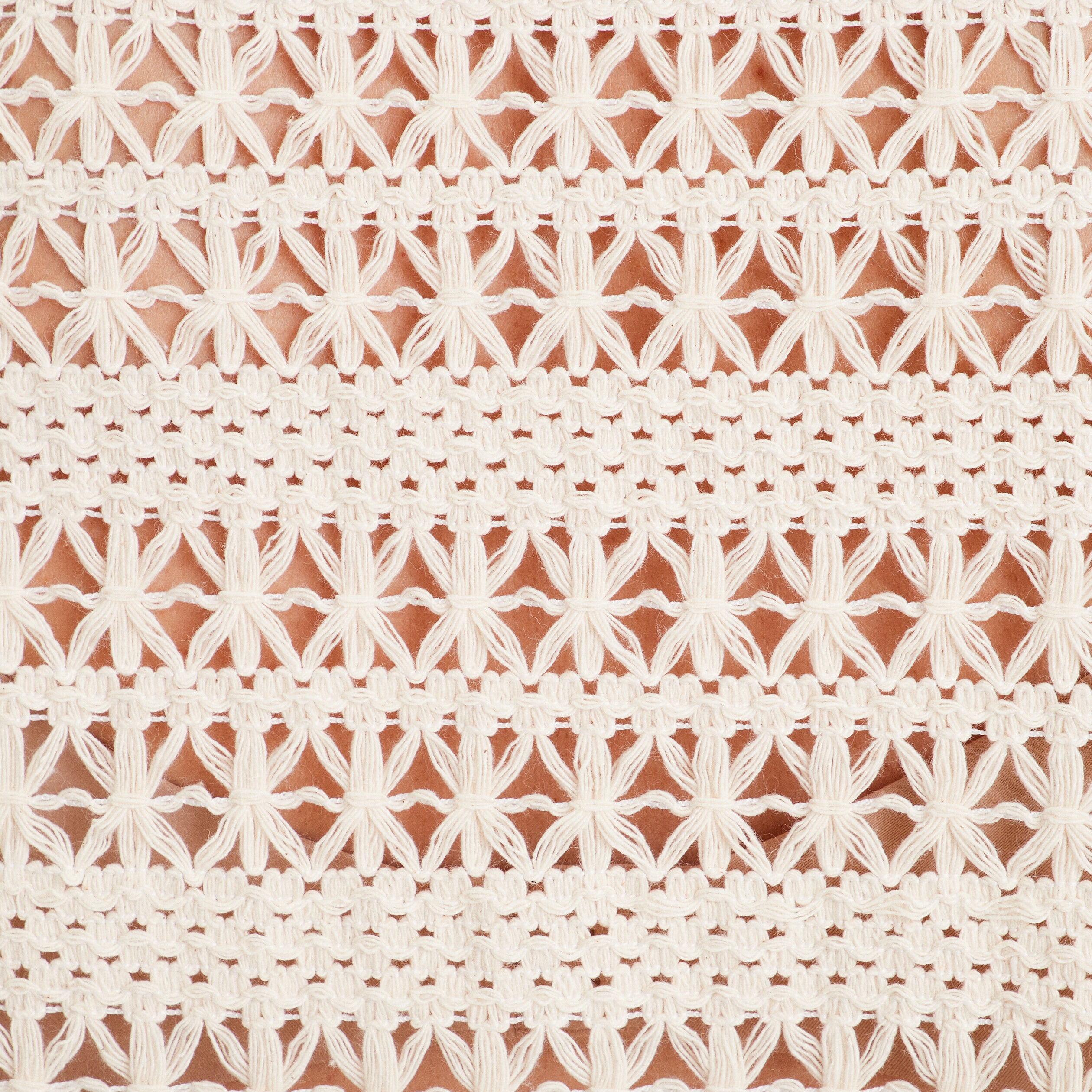 T-shirt crochet manches pagode ecru femme | Cache Cache