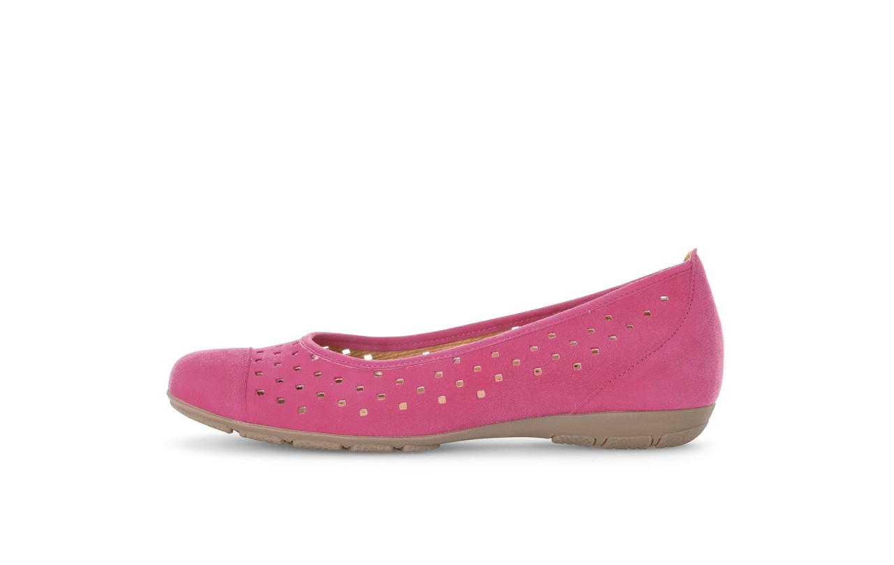 GABOR Ballerinas lila/pink Gabor Fashion sportliche Ballerinas 44.1