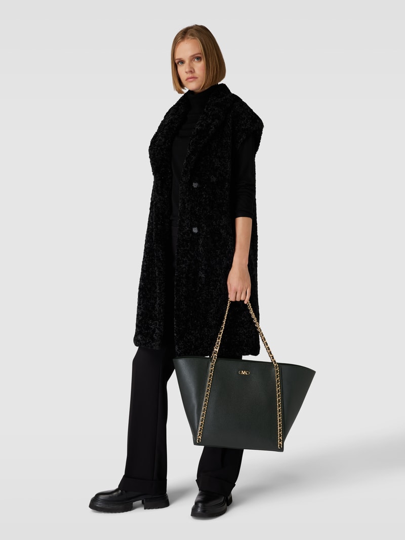 Shopper mit Label-Details Modell 'WESTLEY' in schwarz