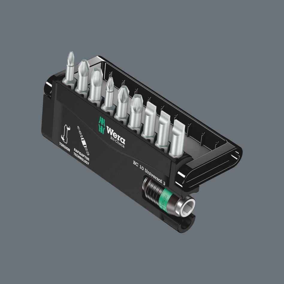 Wera 05073410001 Bit-Check 10 Universal 3 SB, 10-delig