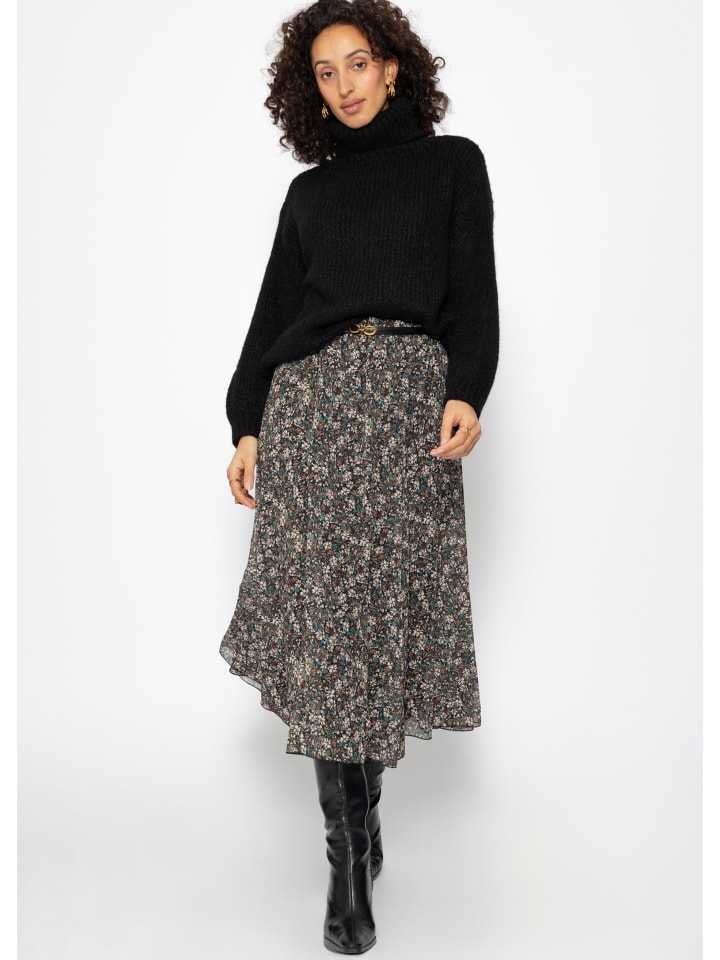 SASSYCLASSY Chiffon Rock in Braun günstig kaufen