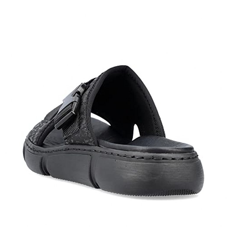 RIEKER Klassische Sandalen schwarz FSK Damen Sandalen