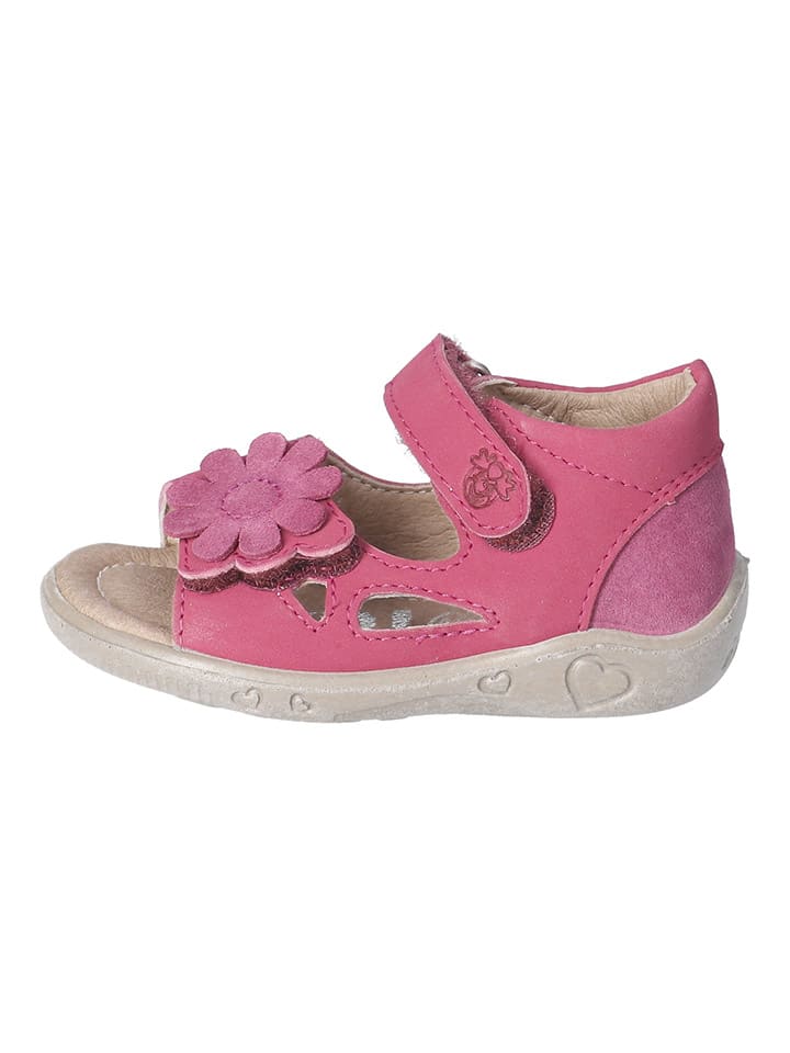 PEPINO Leder-Sandalen in Pink günstig kaufen