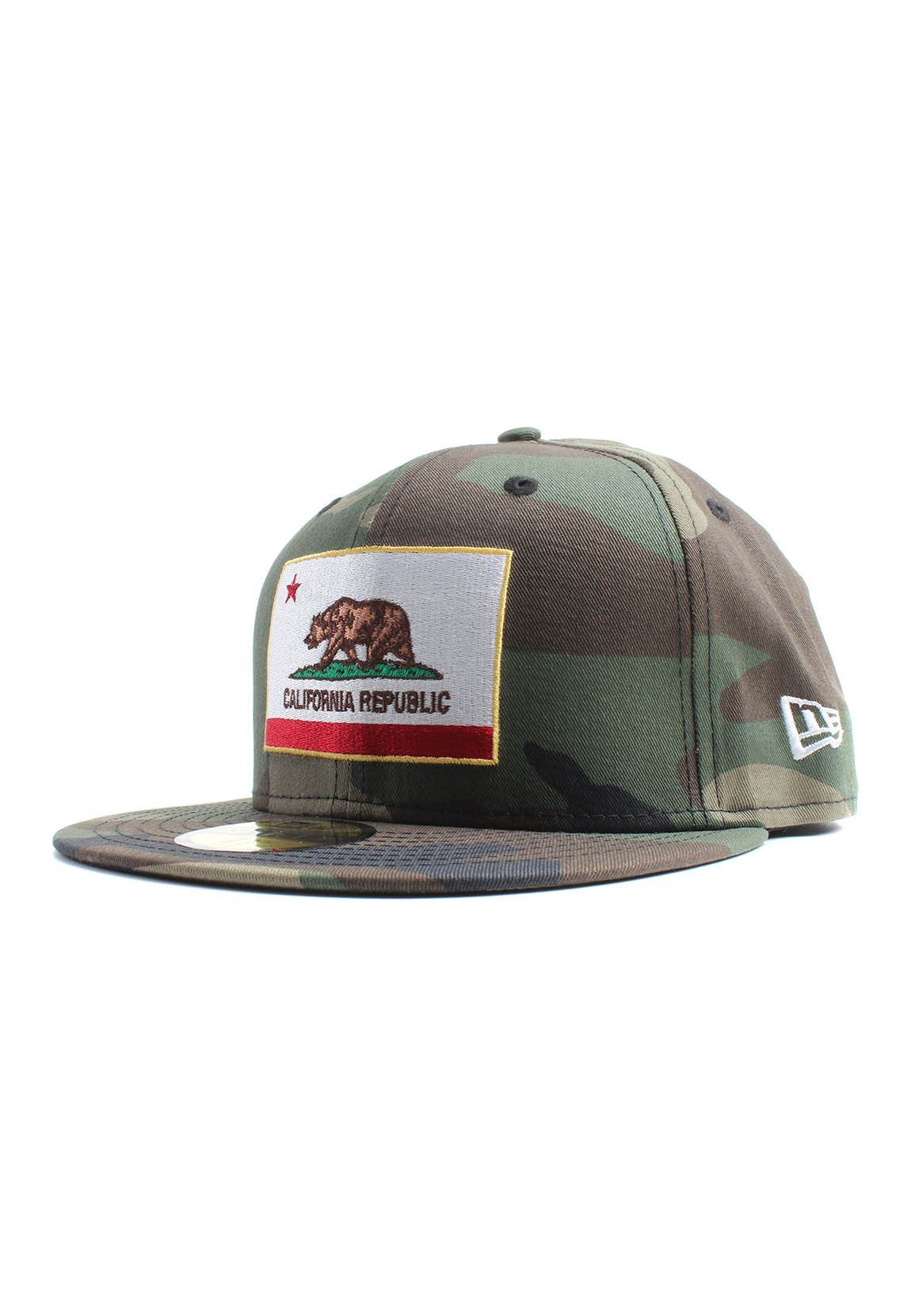New Era Fitted Cap New Era California Republic 59Fifty Cap FLAG Camouflage