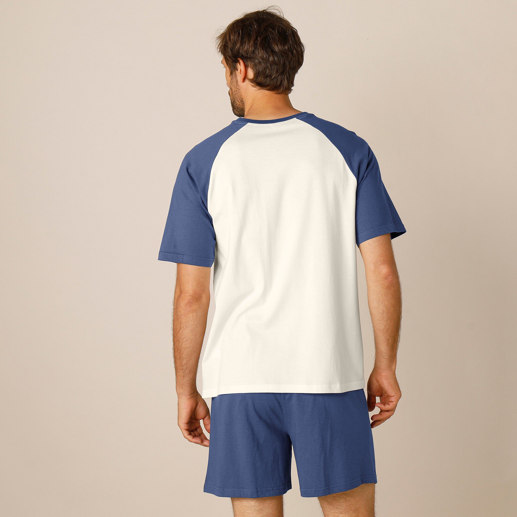 Pyjama short motif bambou