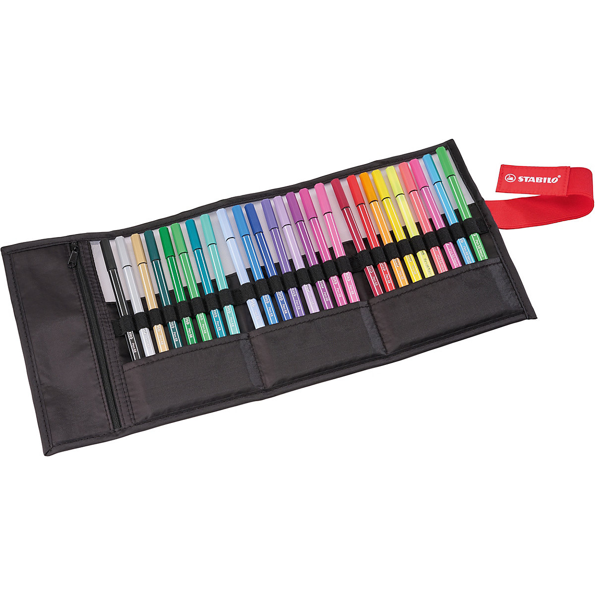 Premium-Filzstifte Pen 68 ARTY, 25 Farben im Rolletui