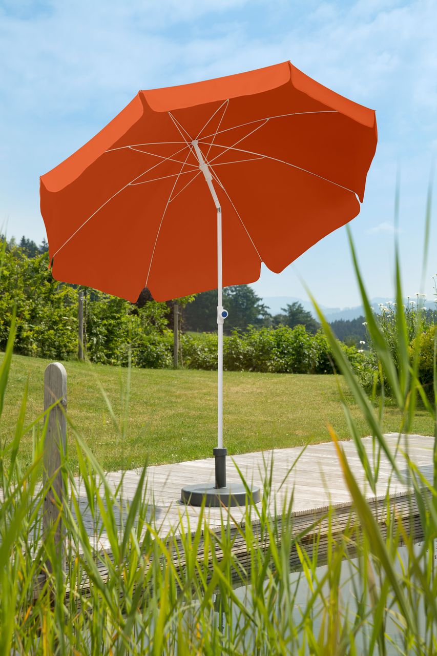 Schneider Schirme Schneider Sonnenschirm IBIZA, ca. 240 cm Ø,  terracotta
