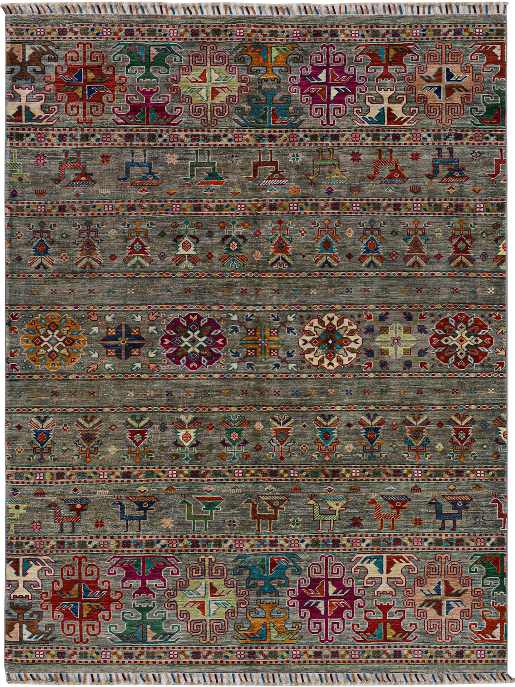 Chobi Schal ca. 151 x 200 cm, Unikat / Einzelstück