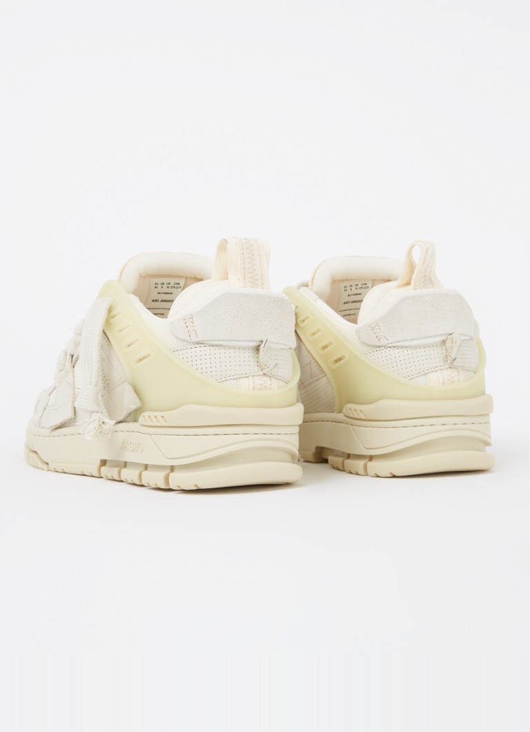 Axel Arigato  Area Patchwork sneaker met leren details