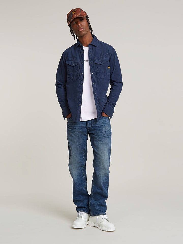 G-Star Hemd - Slim fit - in Dunkelblau günstig kaufen