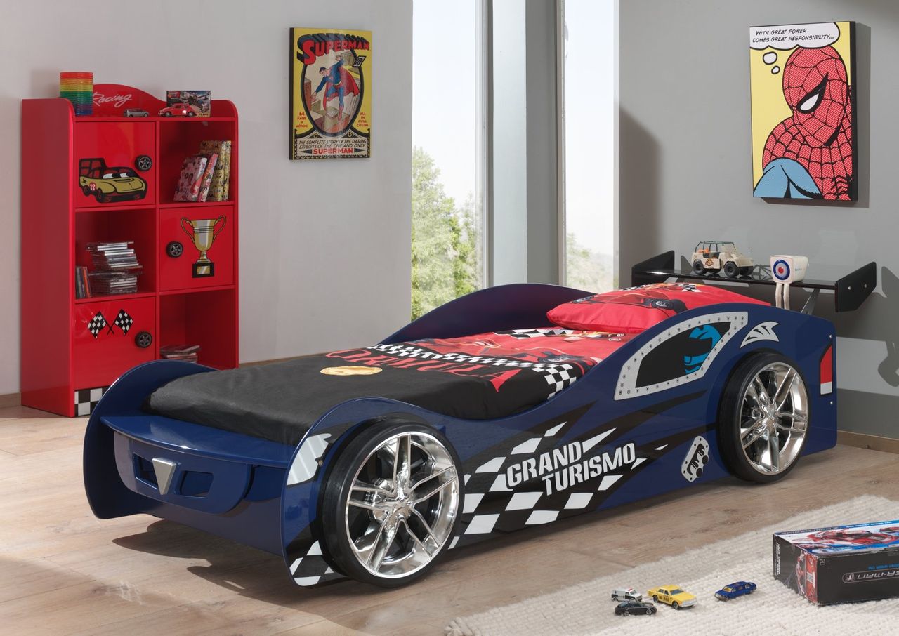 VIPACK Grand Turismo , Liegefläche 90 x 200 cm, Blau lackiert