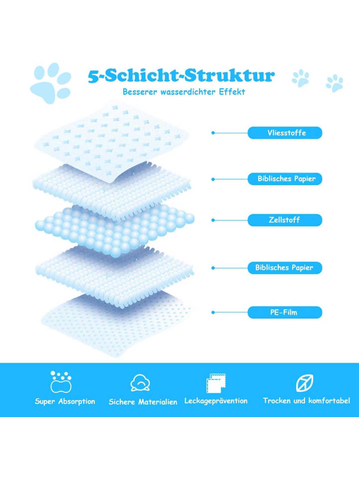 COSTWAY Trainingsunterlagen Hunde 300 Stück in Blau günstig kaufen 40 cm