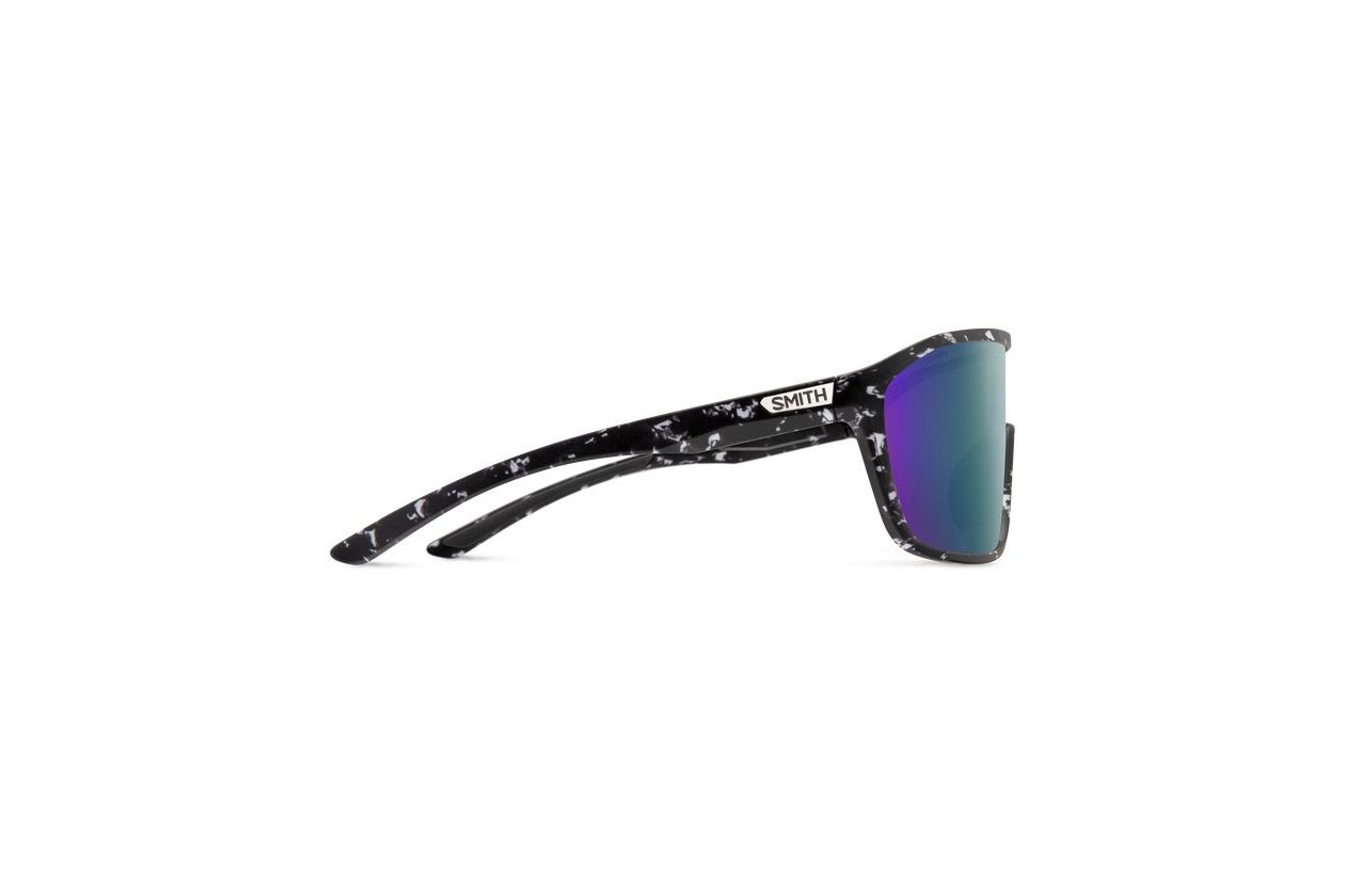 Smith Boomtown Matte Black Marble - ChromaPop Polarized Violet Mir