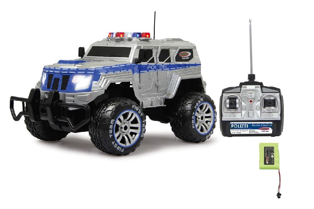 Jamara e.K. JAMARA Polizei Panzerwagen Monstertruck 1:12 27MHz LED inkl. Akku & Ladegerät