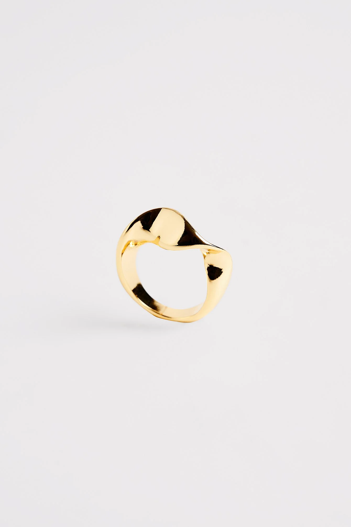 Vergoldeter Chunky Ring