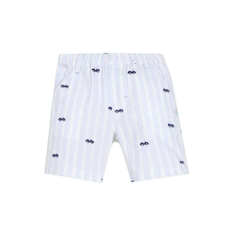 Short bébé garçon brodé voitures Absorba