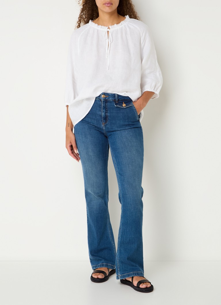 Tunica in lino con colletto a papillon di Gerry Weber