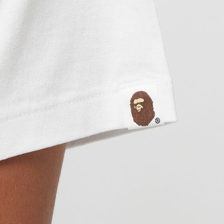 A Bathing Ape 1st Camo NYC Logo Tee M white x green