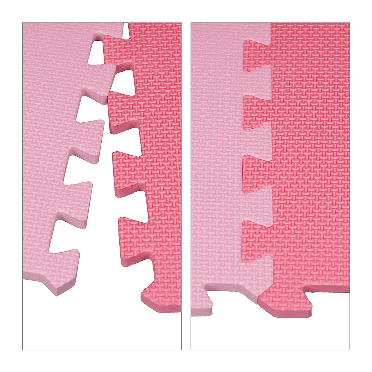 25-teilige Puzzlematte mit Rand