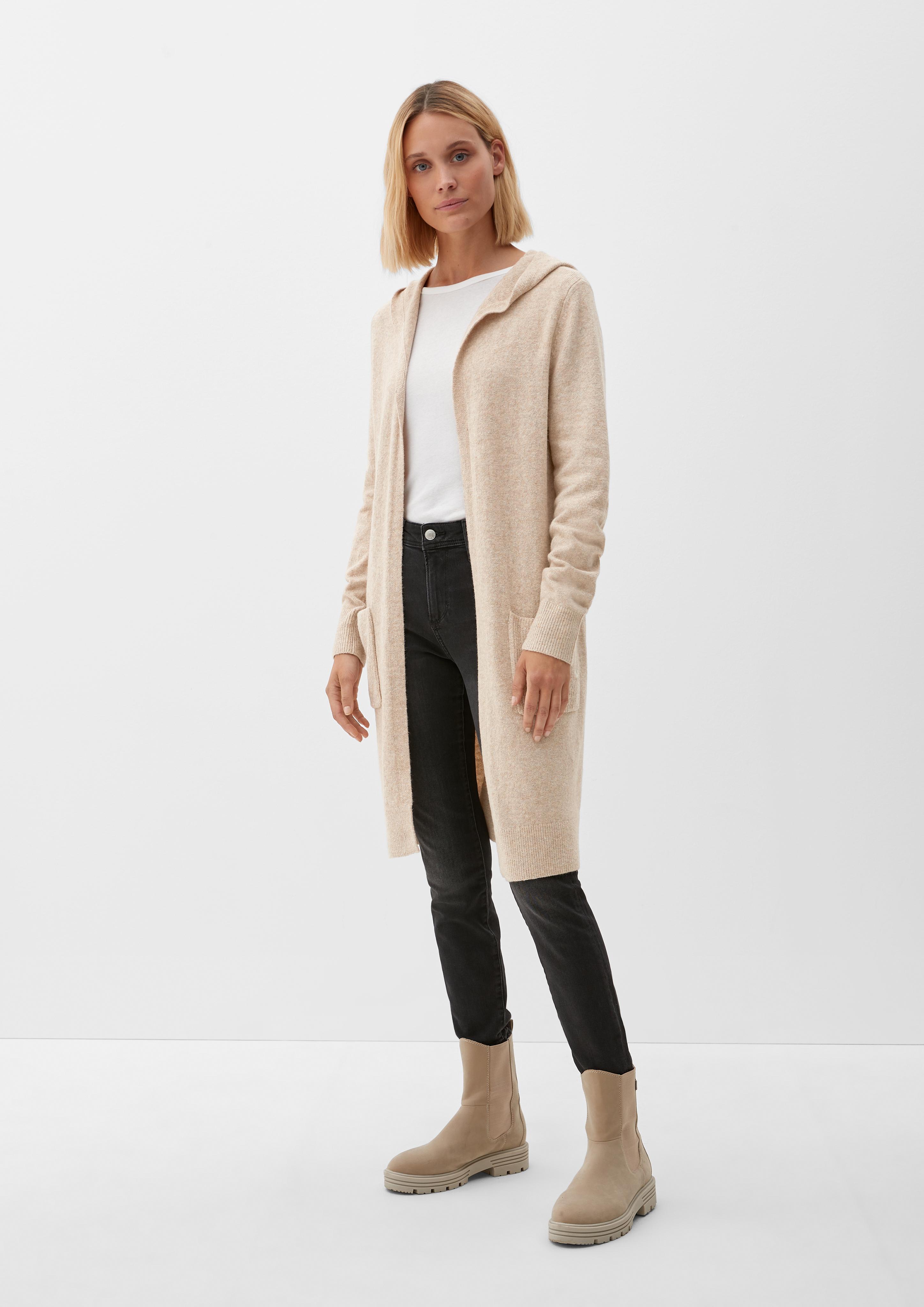 Long-Cardigan mit Kapuze  2118908-81W8